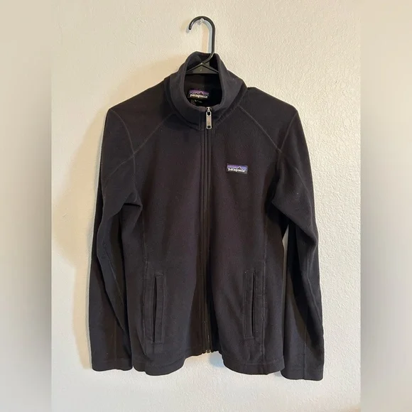 GUC Patagonia Classic Micro-D Fleece Jacket (Black, Small) - Picture 4 of 9